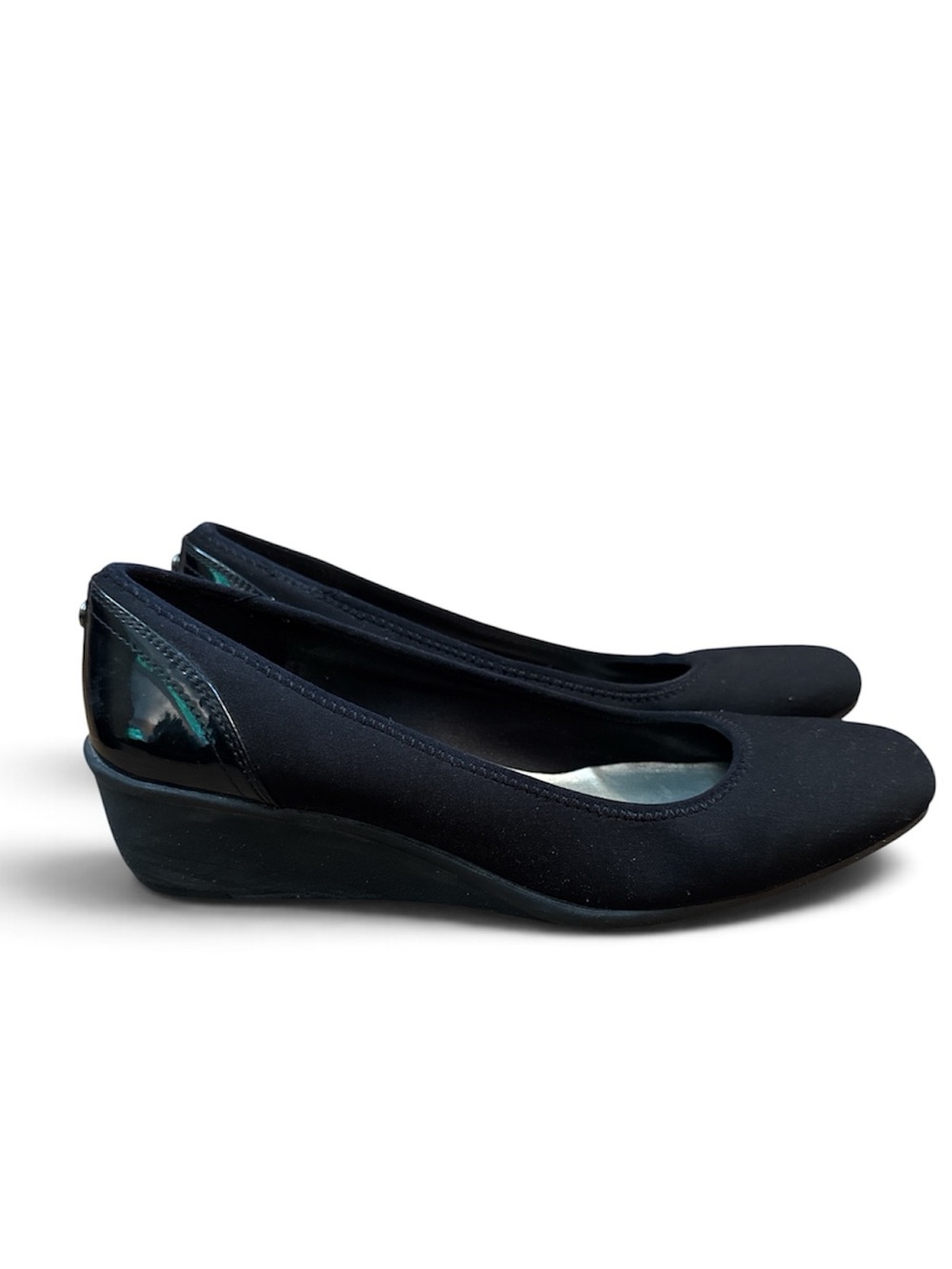 AK SPORT Anne Klein slip on WEDGE SHOES 8.5